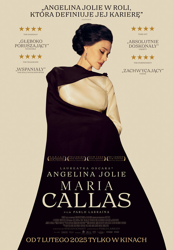 Plakat Dyskusyjny Klub Filmowy "Niespodzianka" zaprasza na film pt. Maria Callas