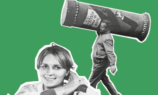 Plakat Społeczne światy Studia Małych Form Filmowych „Se-Ma-For” w Łodzi – spotkanie z Ewą Ciszewską i Szymonem Szulem