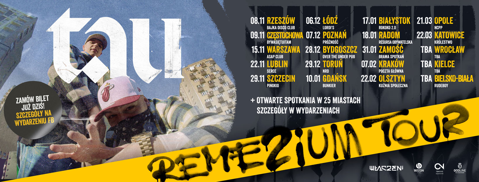 Plakat Tau Reme2ium Tour
