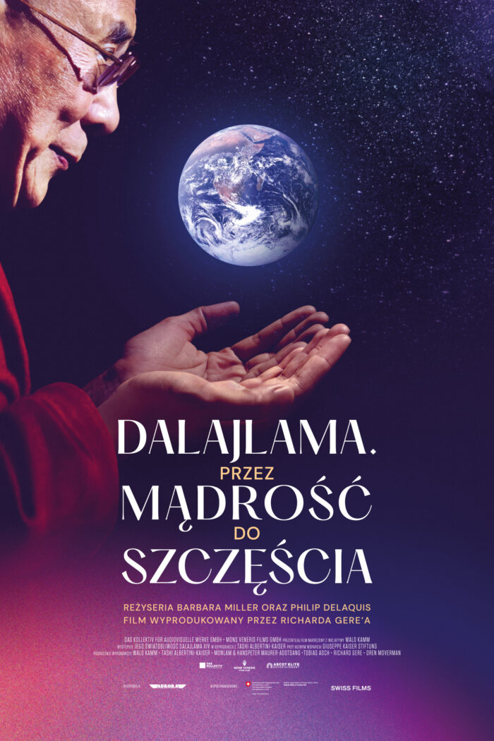 Plakat Dalajlama. Przez mądrość do szczęścia