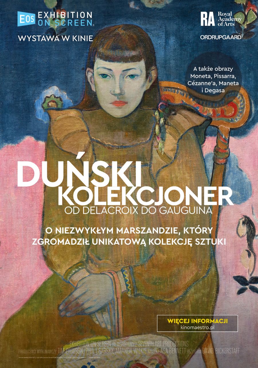 Plakat Wystawa w kinie – Duński kolekcjoner. Od Delacroix do Gauguina