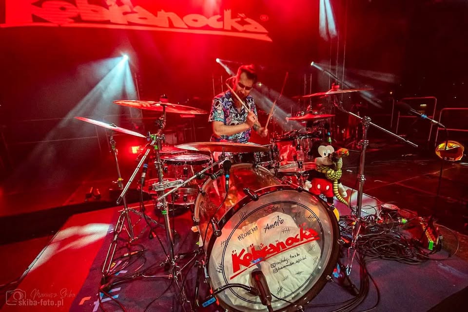 Plakat Jam session z Mikołajem Toczko perkusistą Kobranocka, pARTyzant, Heldorado‼️