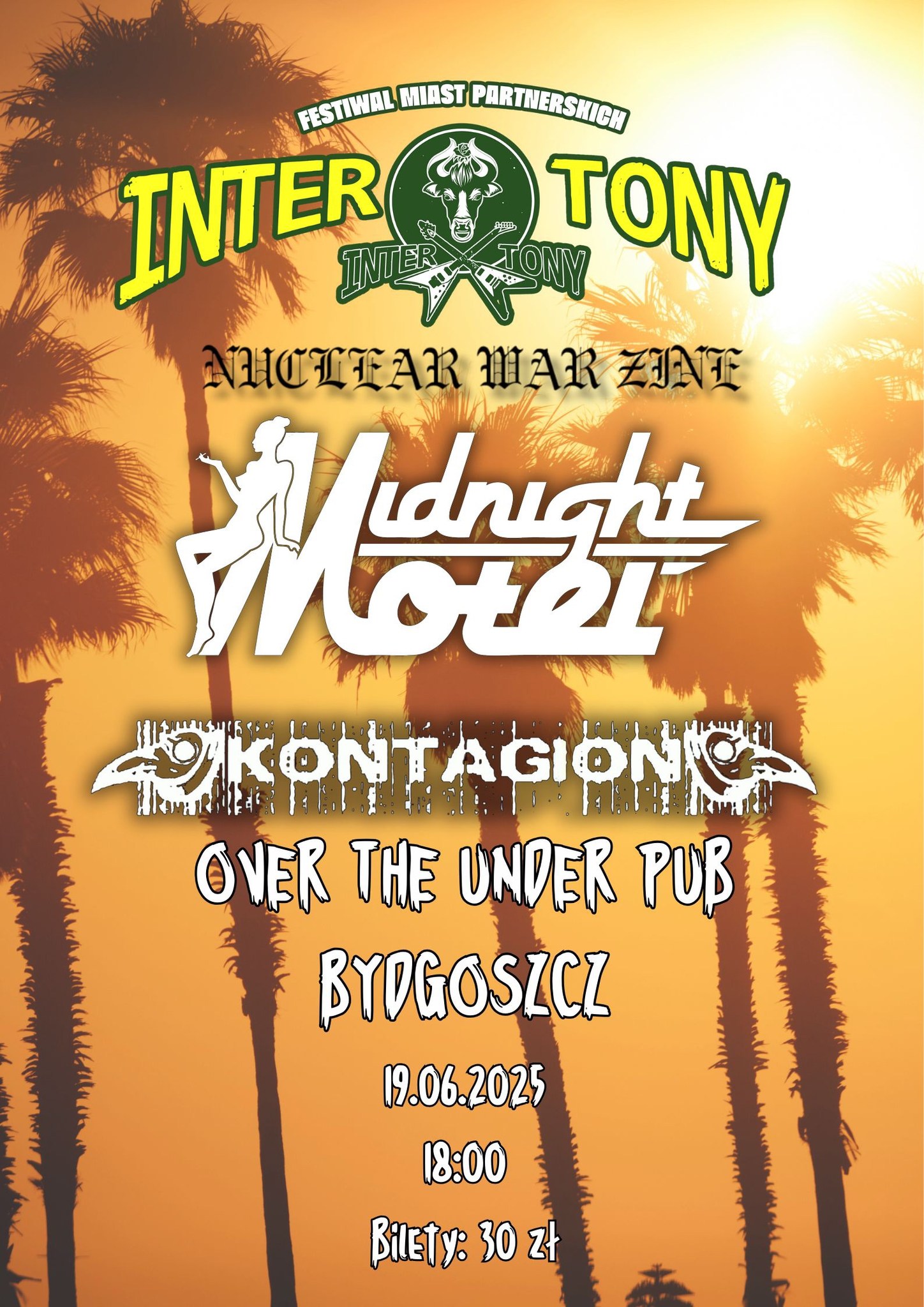 Plakat Before InterTony - MIDNIGHT MOTEL [NL], KONTAGION [PL]