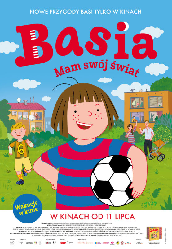 Plakat Wakacje w kinie Orzeł – Basia. Mam swój świat