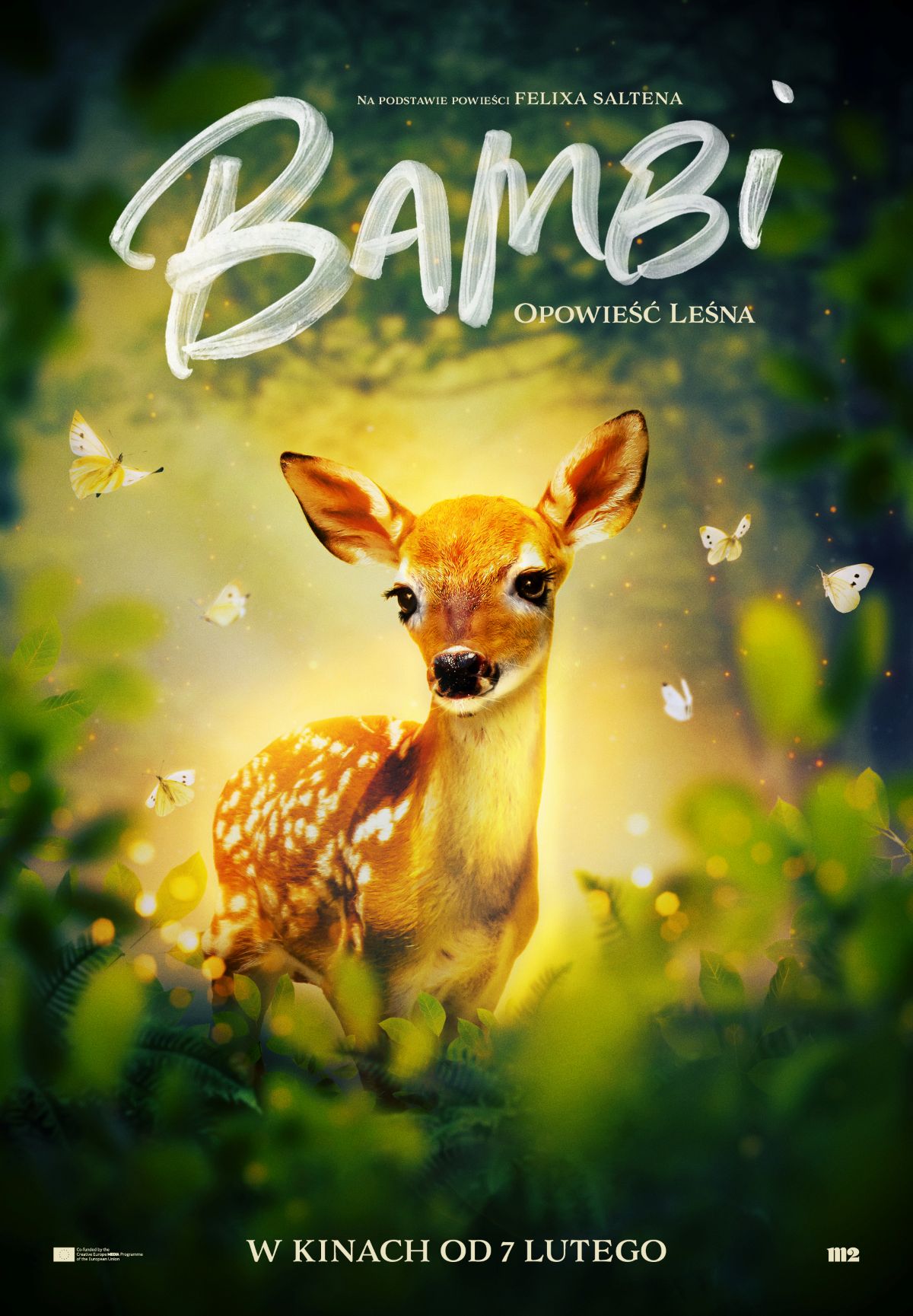 Plakat Wakacje w kinie Orzeł – Bambi. Opowieść leśna
