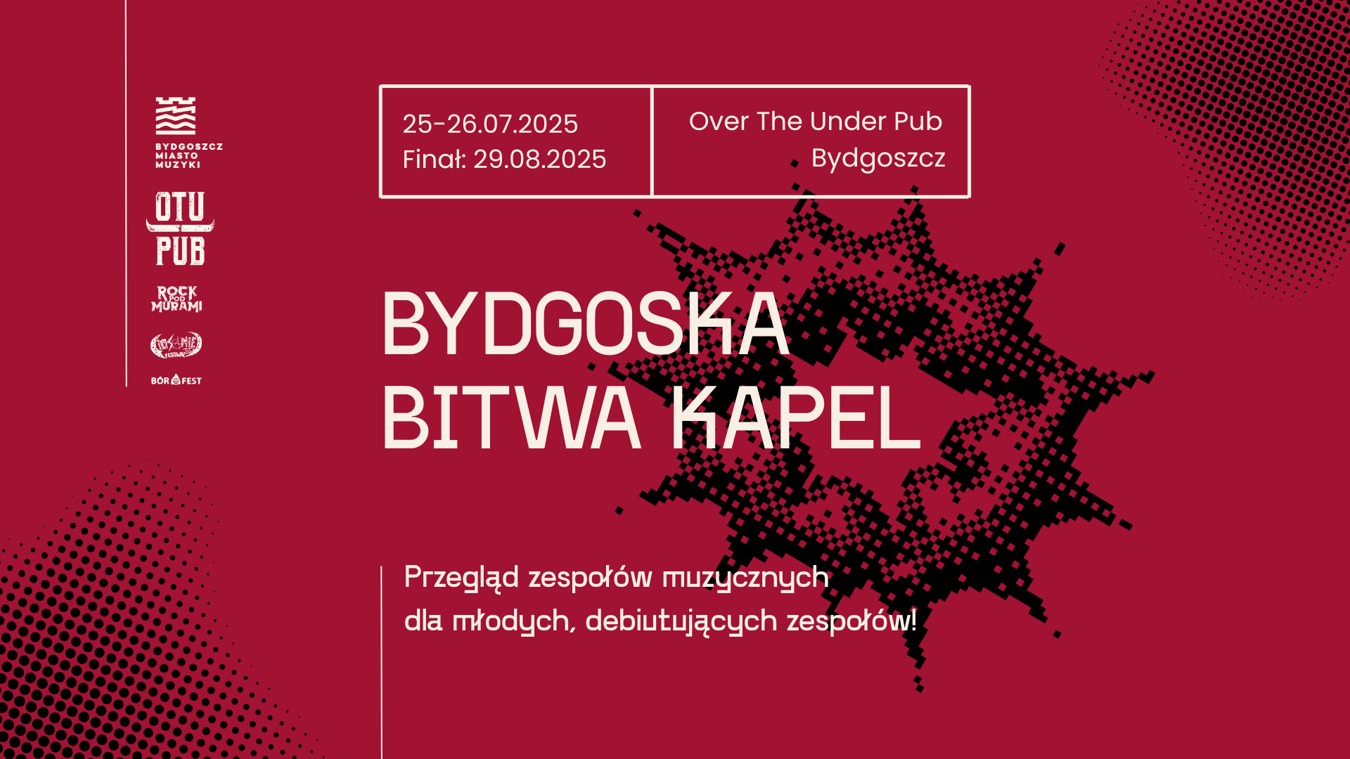 Plakat Bydgoska Bitwa Kapel 2025 - Eliminacje