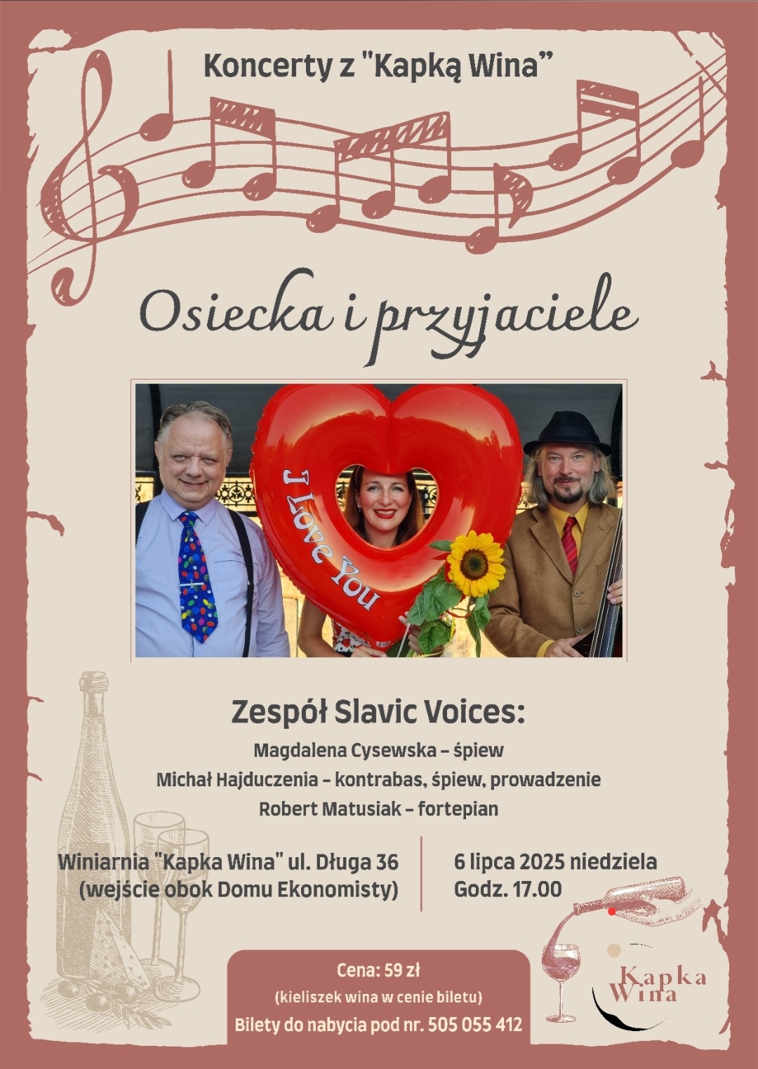 Plakat Koncert: Osiecka i przyjaciele