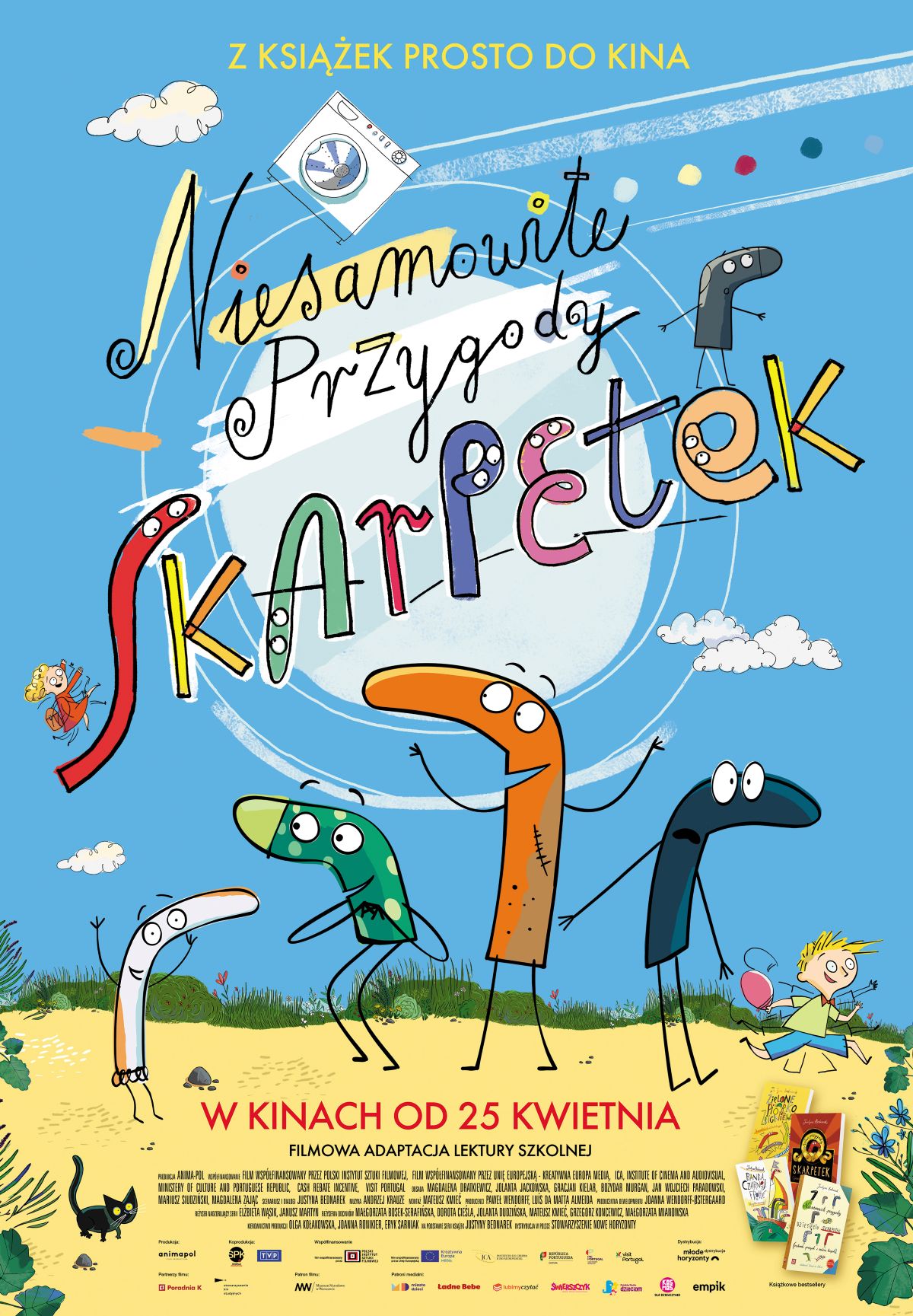 Plakat Wakacje w kinie Orzeł – Niesamowite przygody skarpetek