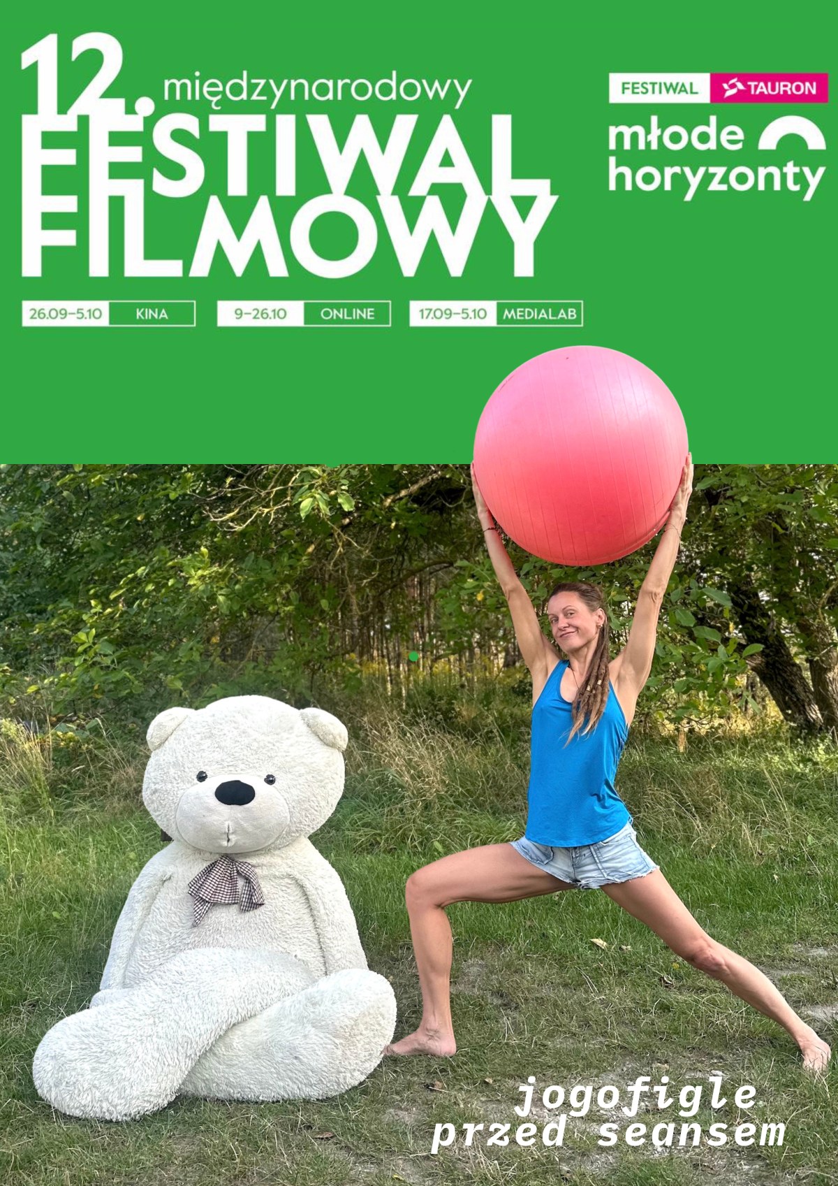 Plakat Festiwal Młode Horyzonty – Jogofigle przed seansem