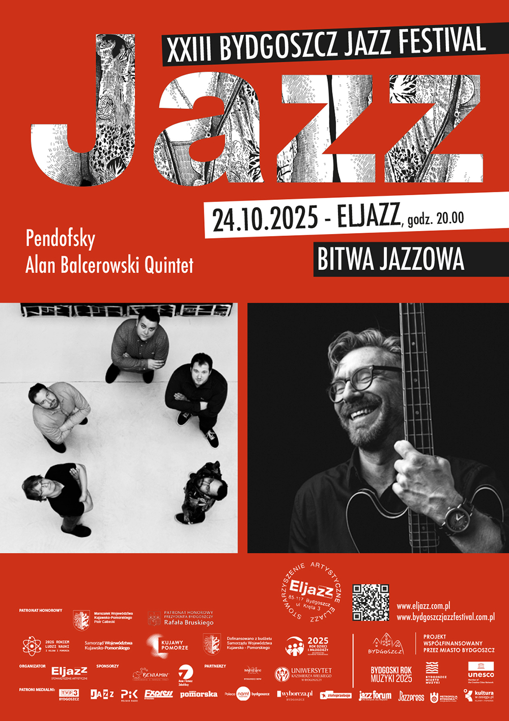 Plakat BITWA JAZZOWA - NEW JAZZ