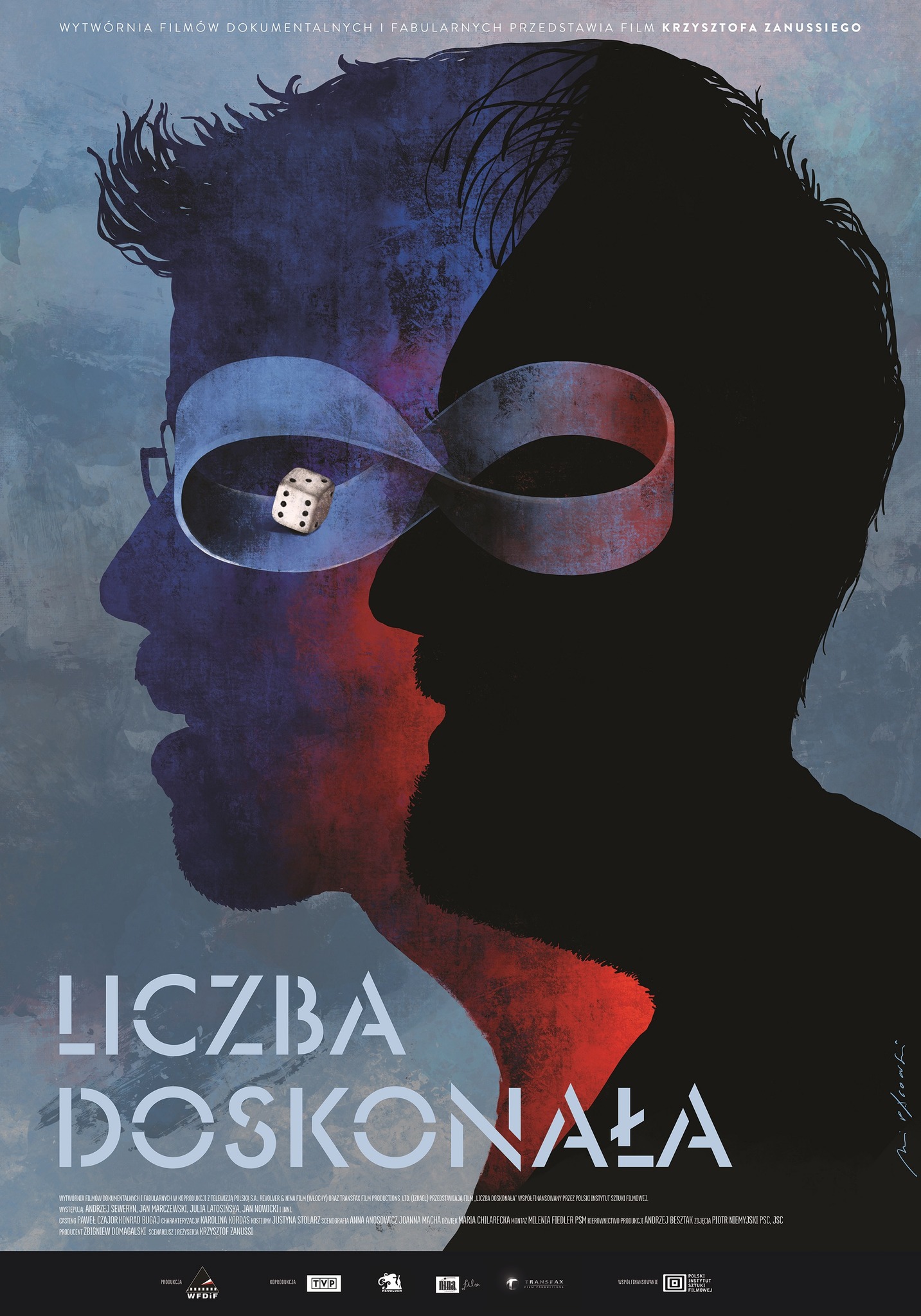 Plakat ESA: projekcja filmu K. Zanussiego „Liczba doskonała” + spotkanie z reżyserem