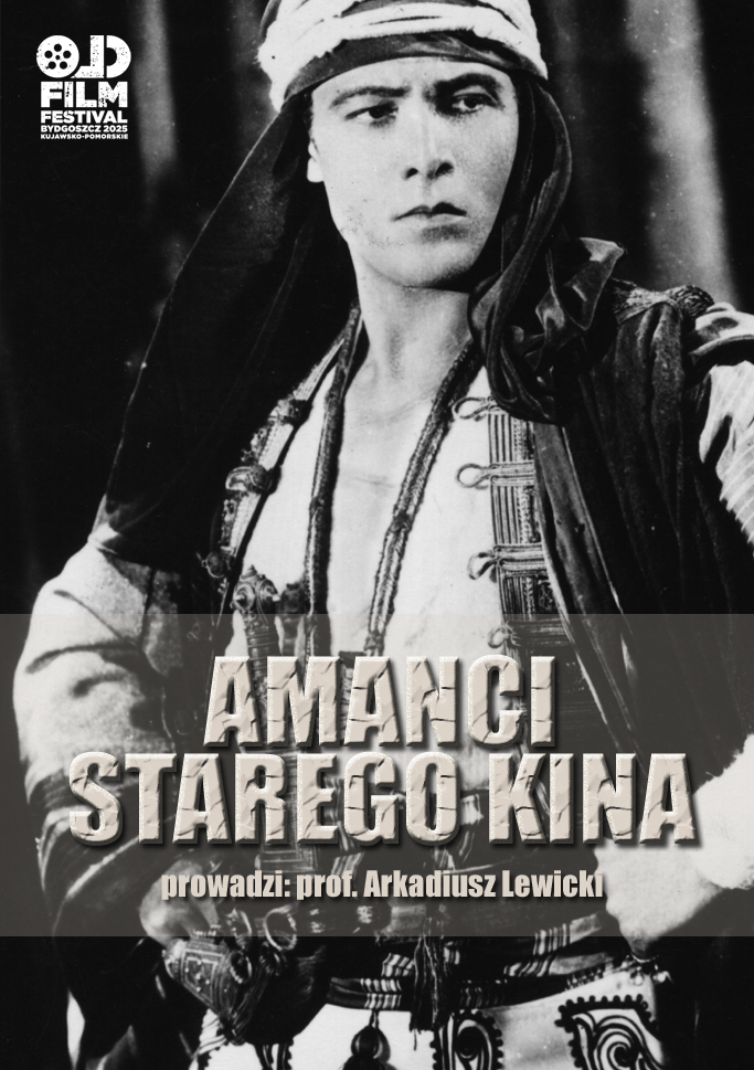 Plakat 5. Old Film Festival – MĘŻCZYŹNI DAWNEGO KINA. OD KOMIKÓW DO AMANTÓW