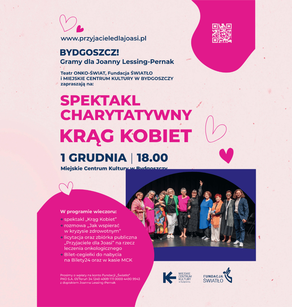 Plakat Spektakl charytatywny „Krąg Kobiet”