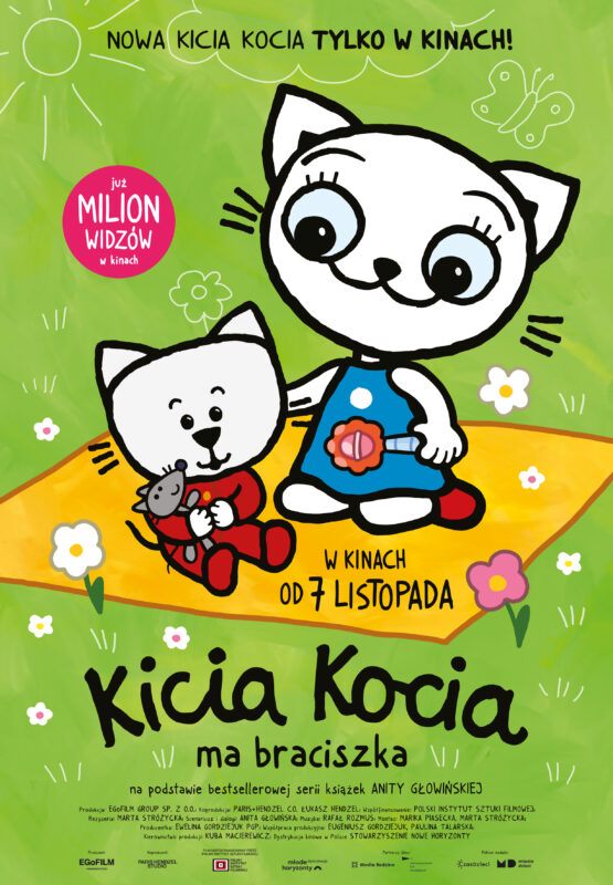 Plakat WOŚP – Kicia Kocia ma braciszka