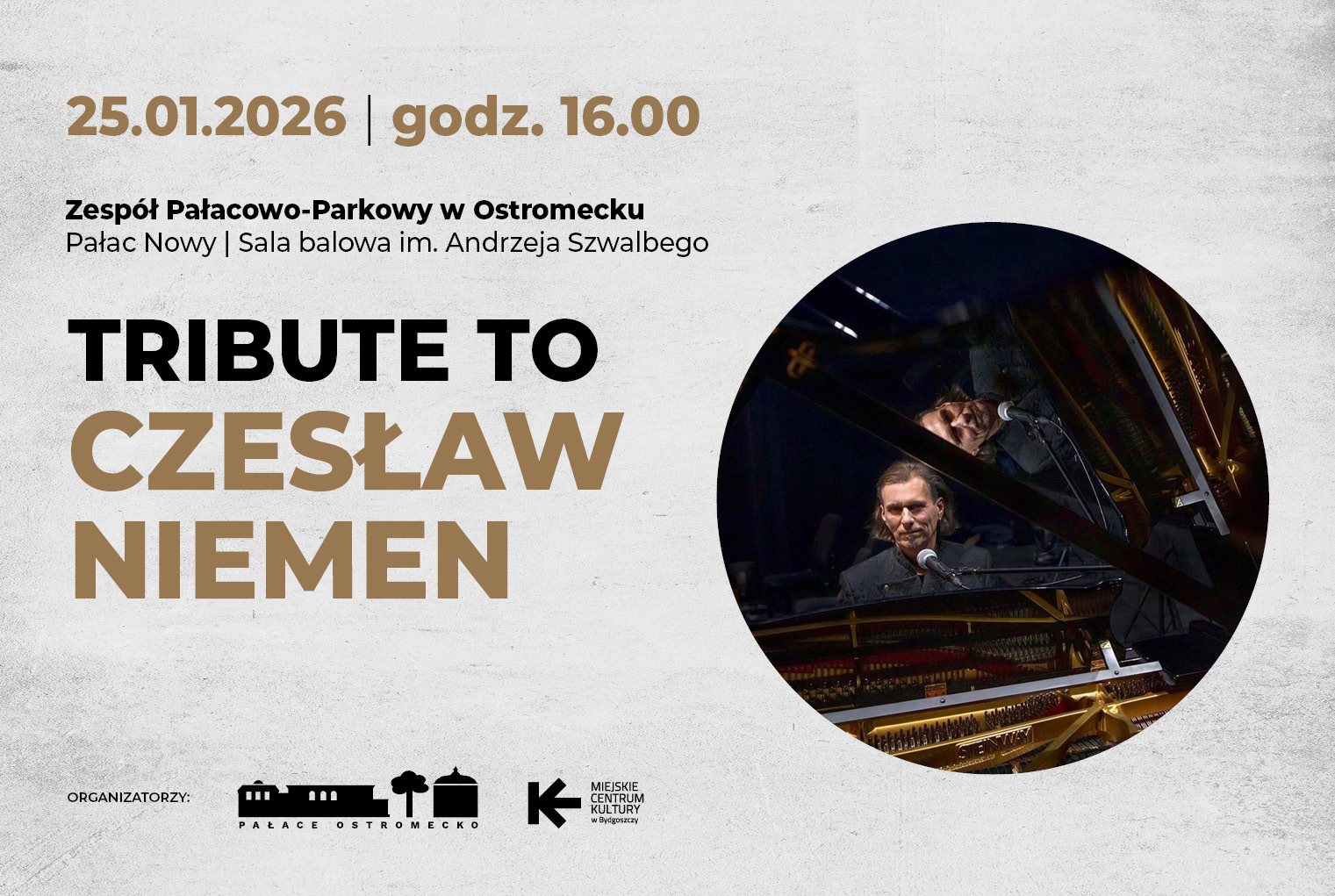 Plakat Tribute to Czesław Niemen – Joachim Perlik