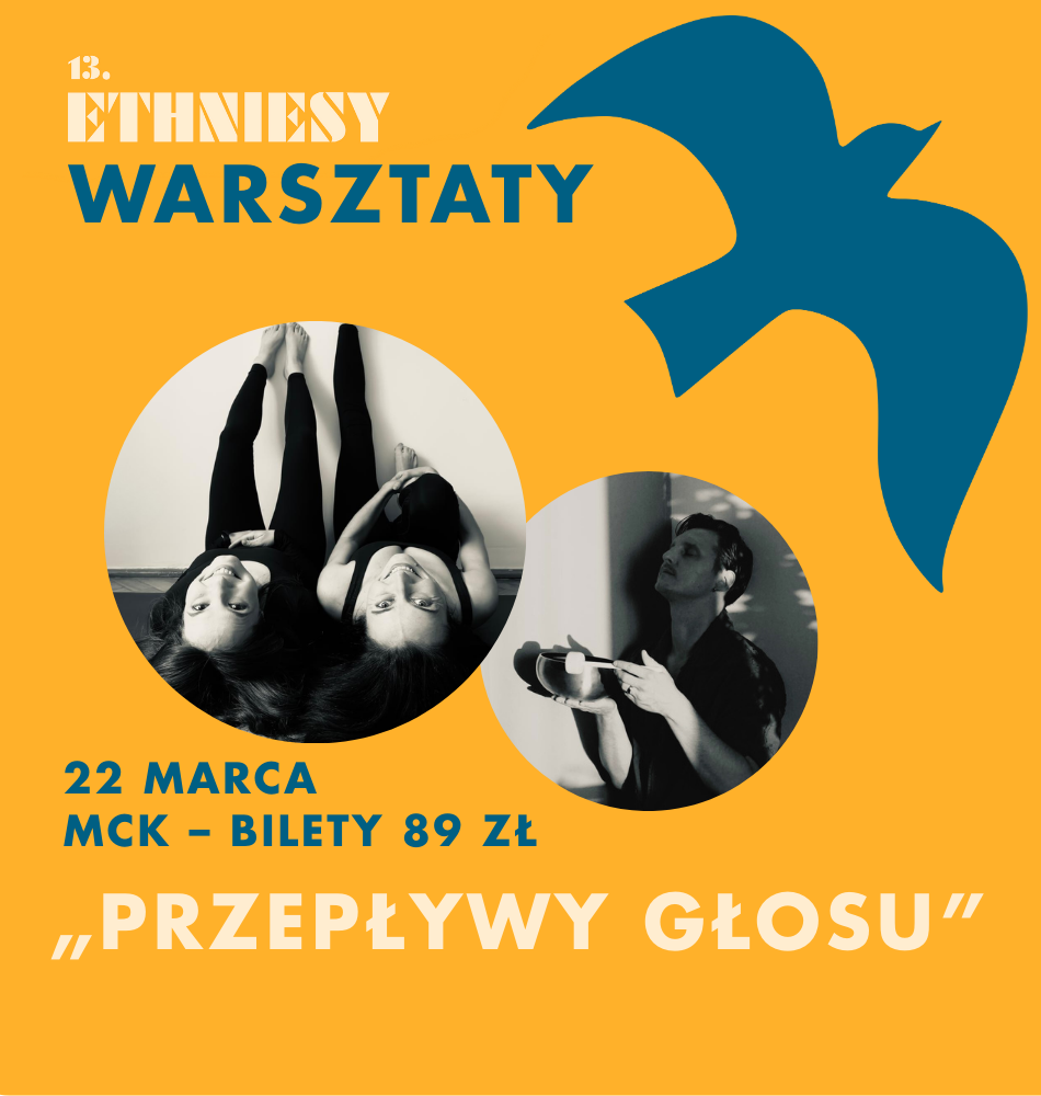 Plakat Warsztaty: Przepływy Głosu | Restorative Sound Bath
