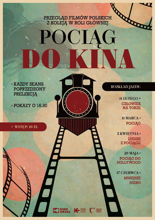 Plakat Pociąg do kina: Człowiek na torze