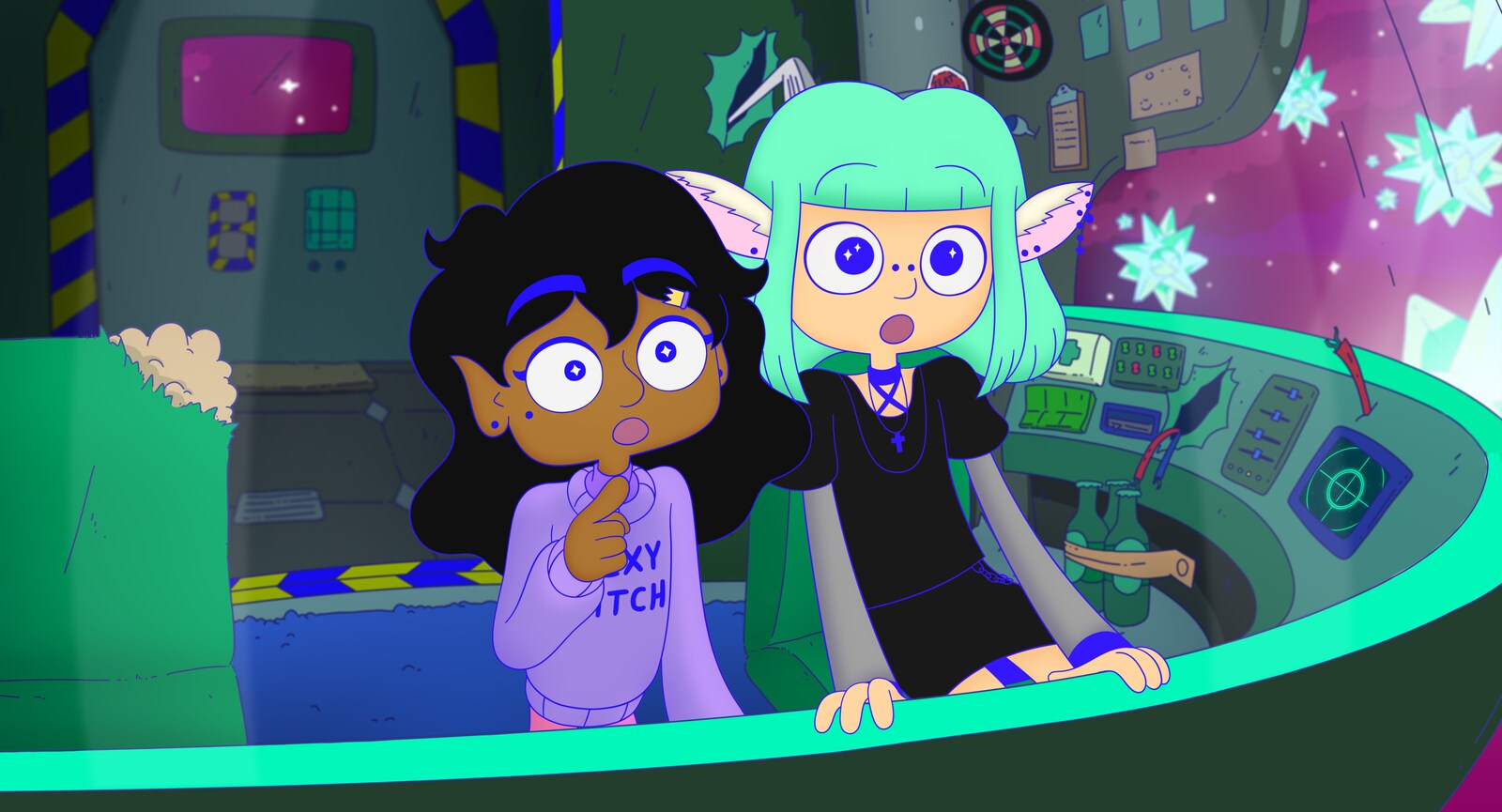 Plakat Animore mio vol. 4: Lesbijska księżniczka z kosmosu