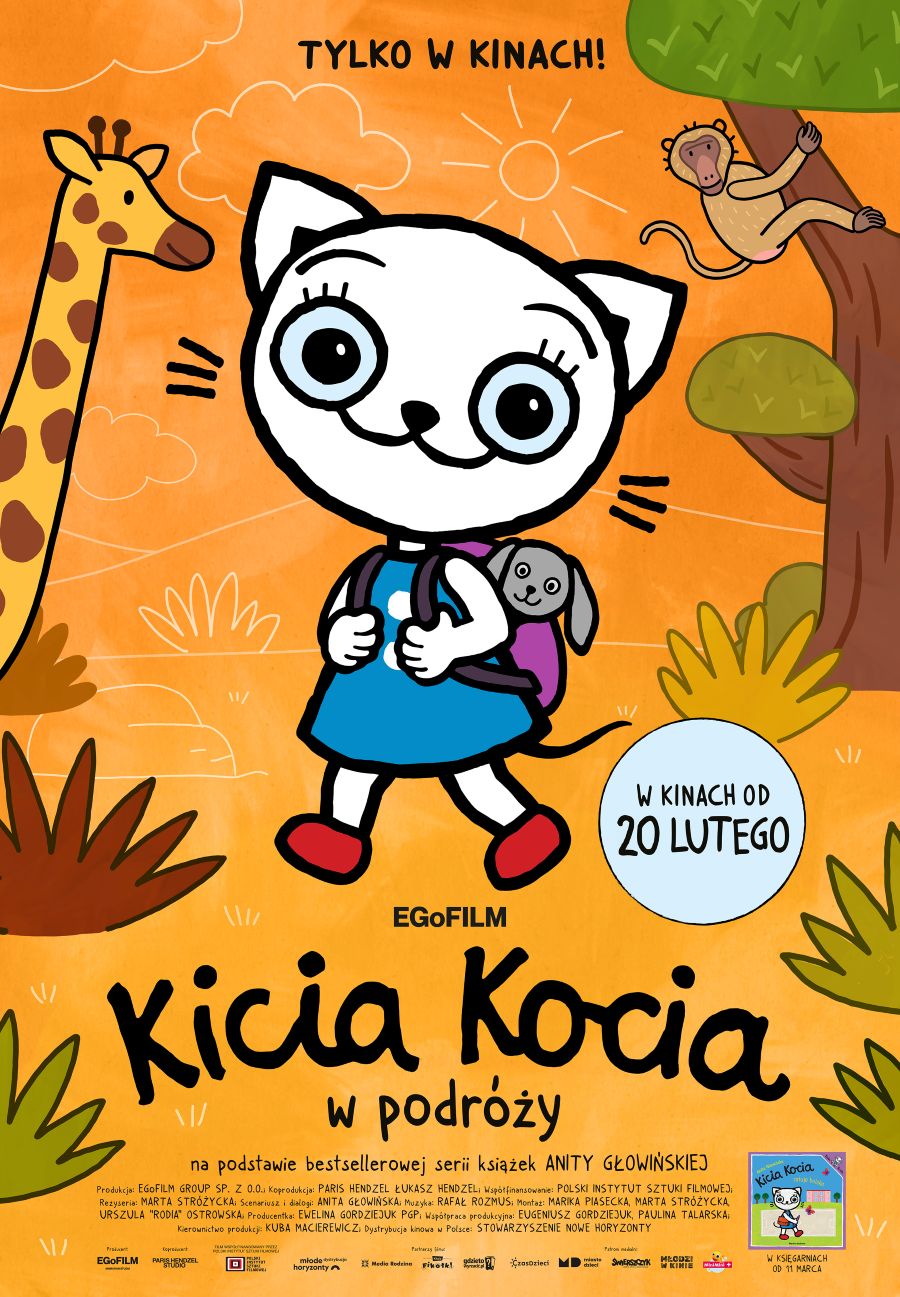 Plakat Kicia Kocia w podróży