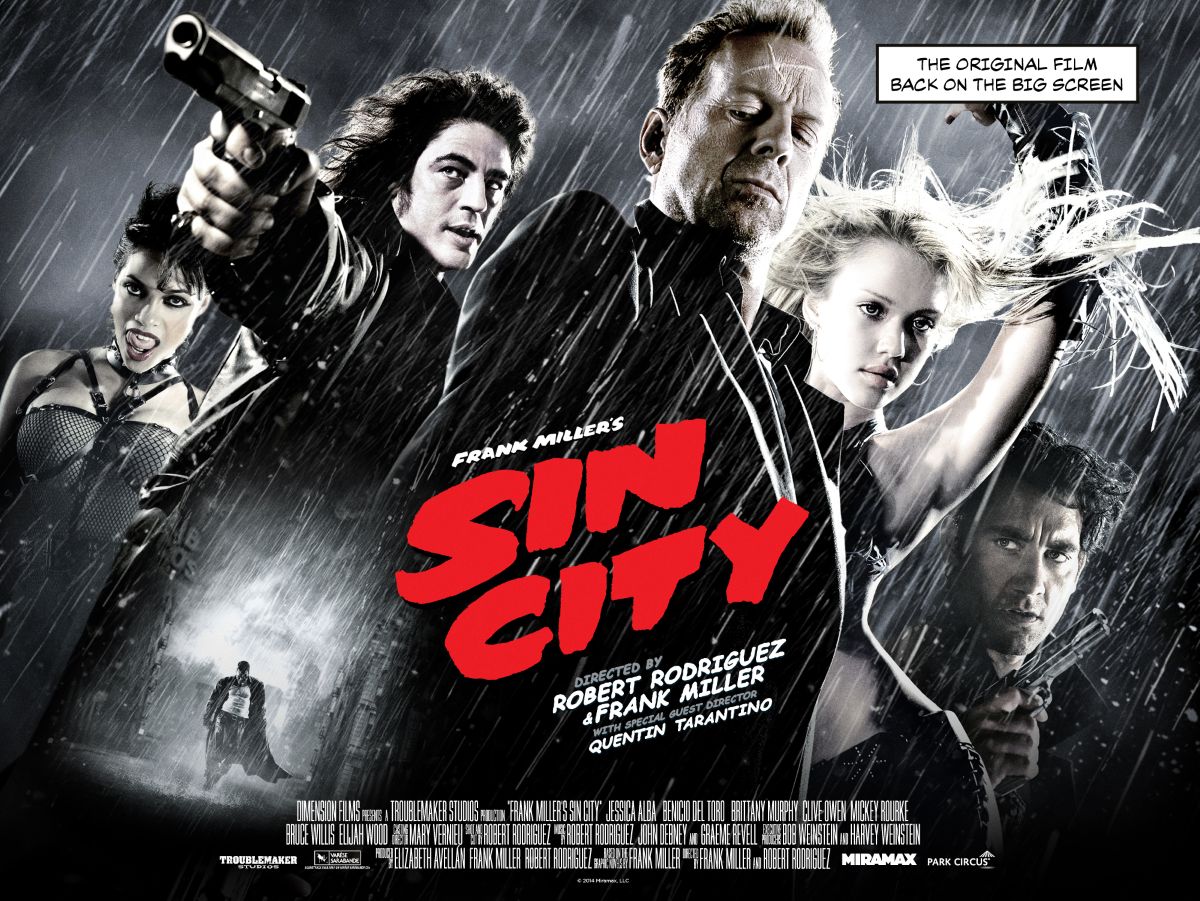 Plakat 14. URODZINY KINA ORZEŁ – Sin City – Miasto Grzechu