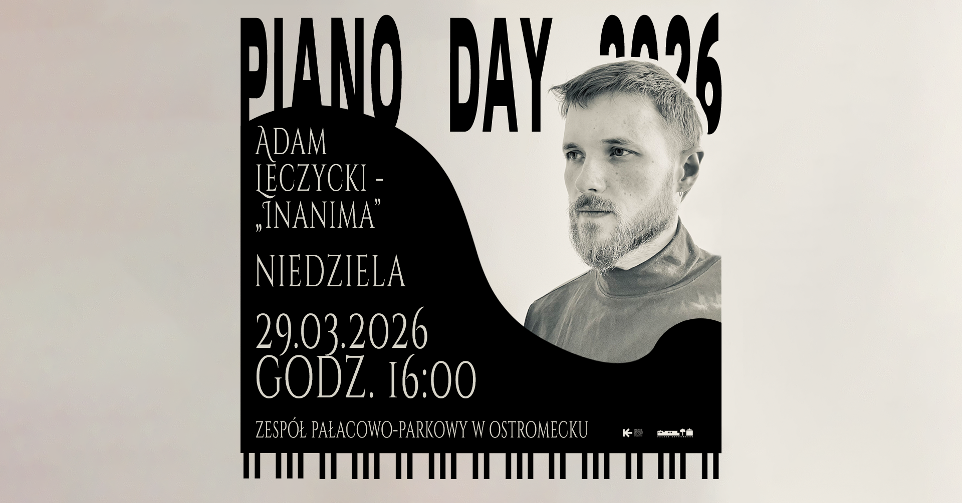 Plakat PIANO DAY 2026: Adam Leczycki – Inanima