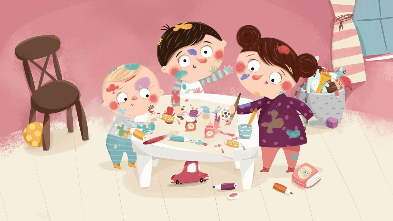 Plakat Konkurs Filmów dla Dzieci i Młodzieży 3+