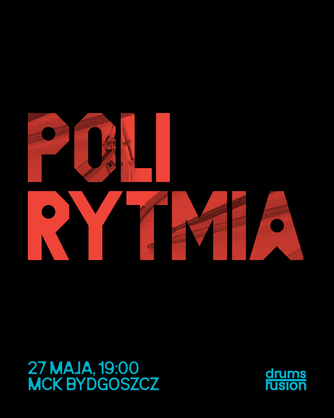 Plakat Drums Fusion 2026 | Polirytmia