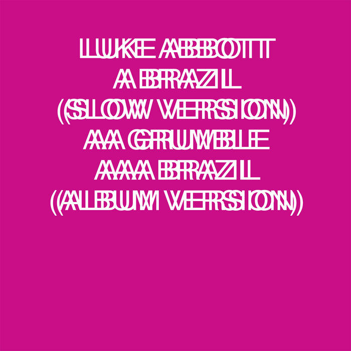 Brazil — Luke Abbott cover