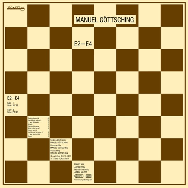 E2-E4 Ruhige Nervosität 1 — Manuel Göttsching cover