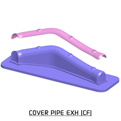 Cover Pipe Exhaust (CF)
