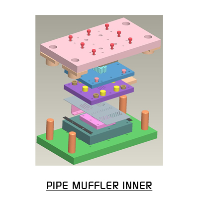 Pipe Muffler Inner Notching Die