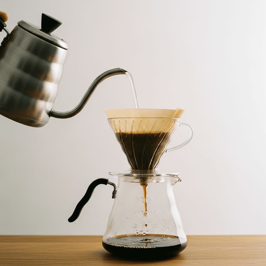 Chemex und Hario V60 in Aktion 1/3
