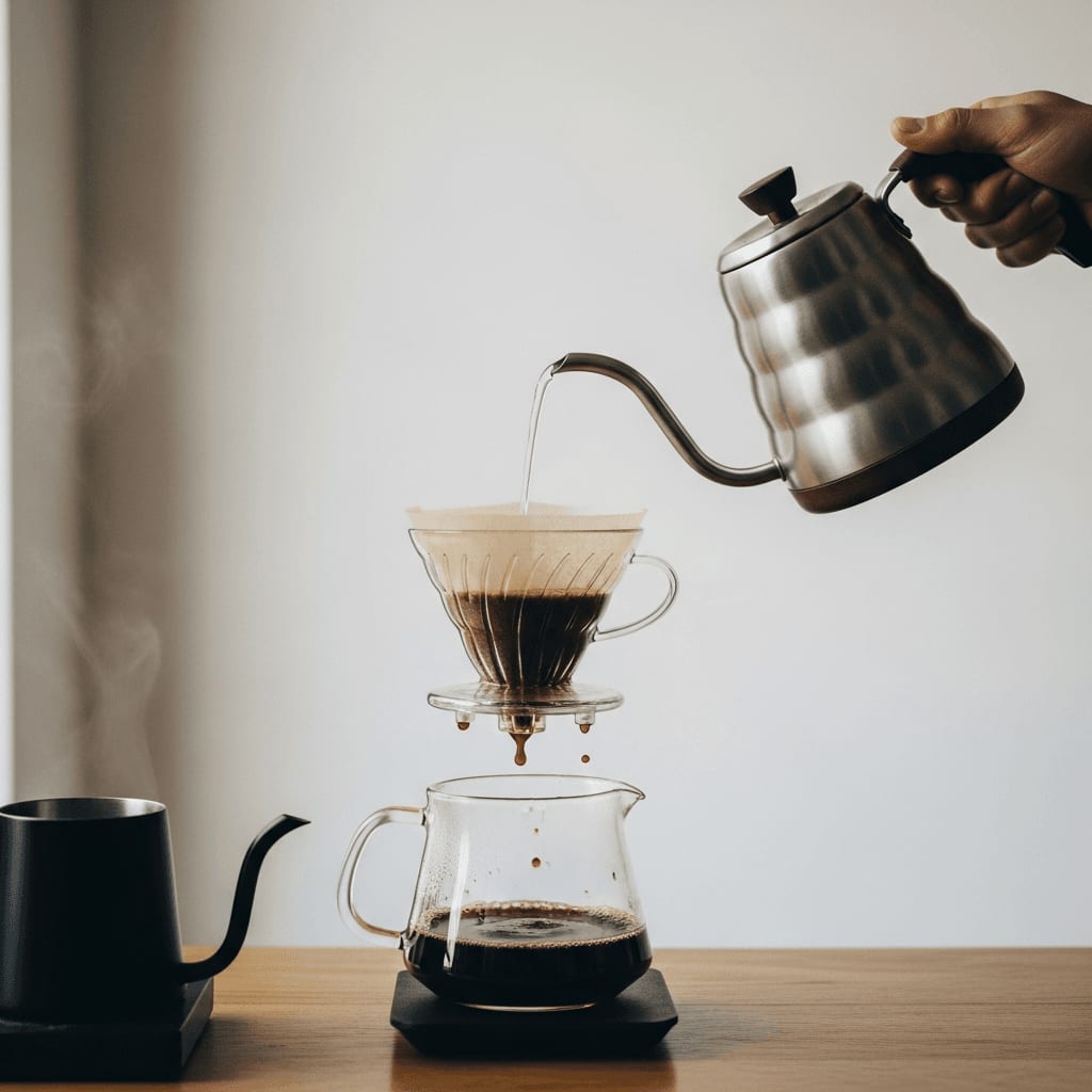 Chemex und Hario V60 in Aktion 2/3