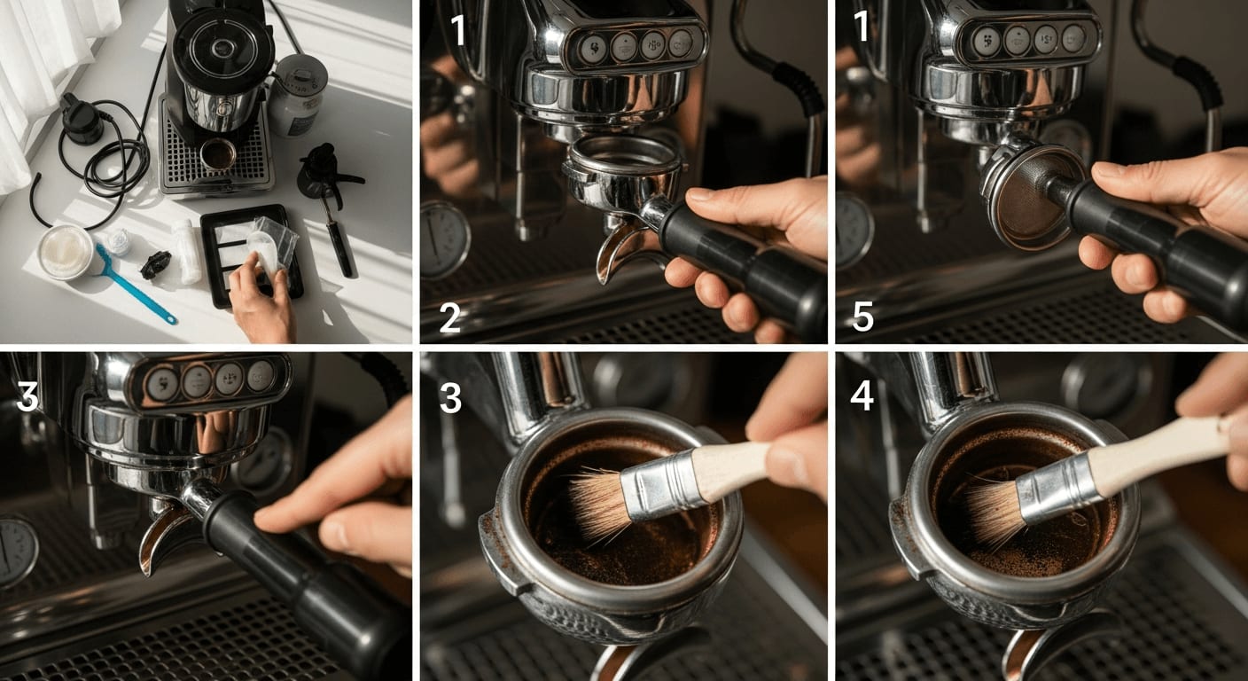 Reinigung der Brühgruppe