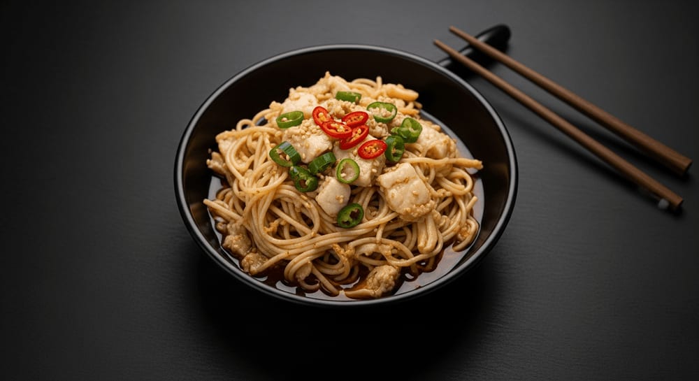 Dampfende Tasse Kaffee mit Morgenlicht, das durch ein Fenster scheint und ein Gefühl von Fokus und Aufmerksamkeit erzeugt, Homeoffice-Setup im Hintergrund