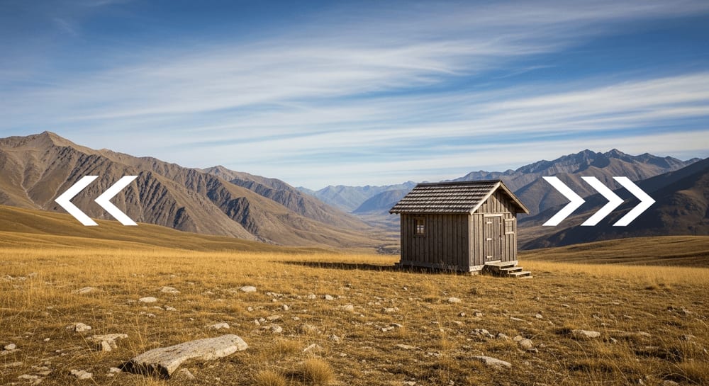 Eine futuristische, minimalistische Küche mit einer eleganten, intelligenten Kaffeemaschine, die in einem sanften blauen Licht leuchtet und komplexe Datenvisualisierungen anzeigt, ruhige Atmosphäre