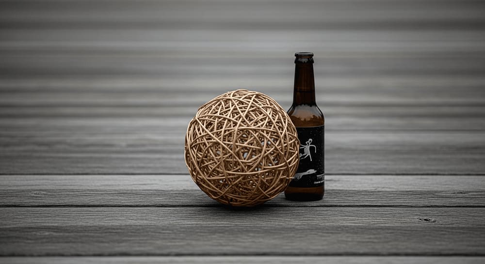 Ein Barista in einem Café bereitet eine Tasse Single-Origin-Kaffee zu und zeigt den Prozess vom Mahlen bis zum Brühen, weiches, natürliches Licht