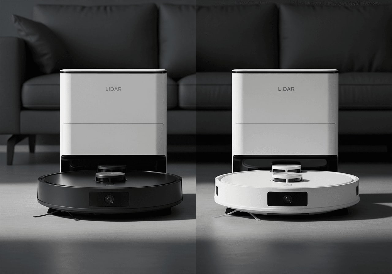 Lidar vs. Kamera: Welcher Saugroboter findet im Dunkeln den Weg?