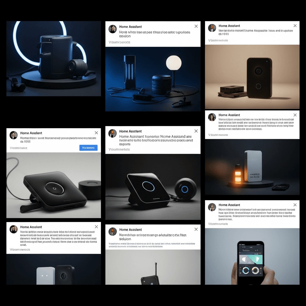 Screenshots aus dem Home Assistant Forum mit Diskussionen über Update-Probleme und Lösungen.
