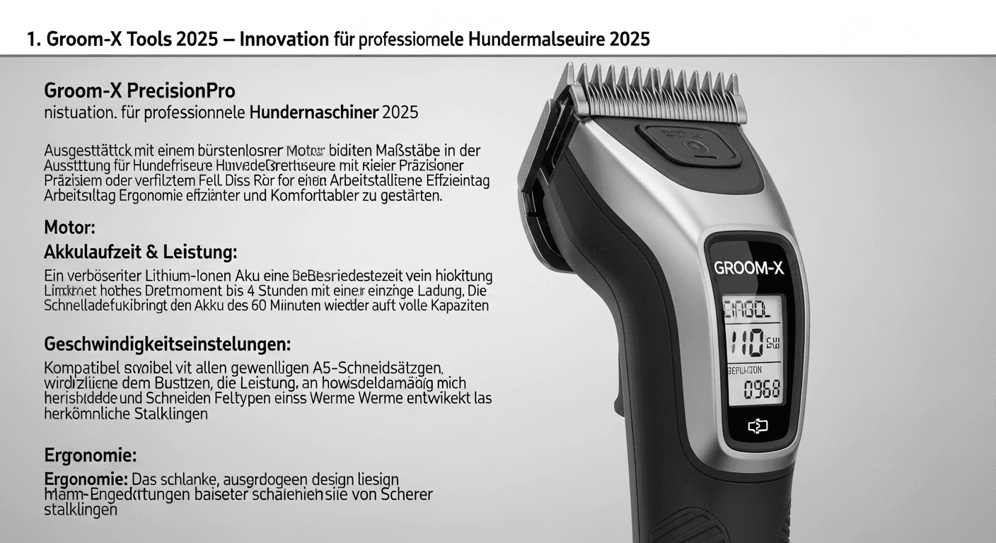 Neue Groom-X Tools 2025: Innovationen für Groomer