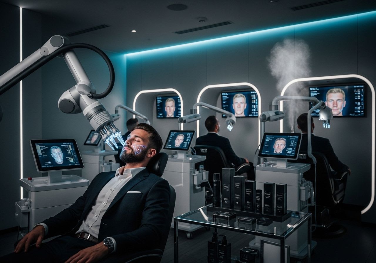 Überblick über Beauty-Tech-Trends 2026 für deutsche Praxen mit KI-Geräten und innovativen Behandlungsansätzen.