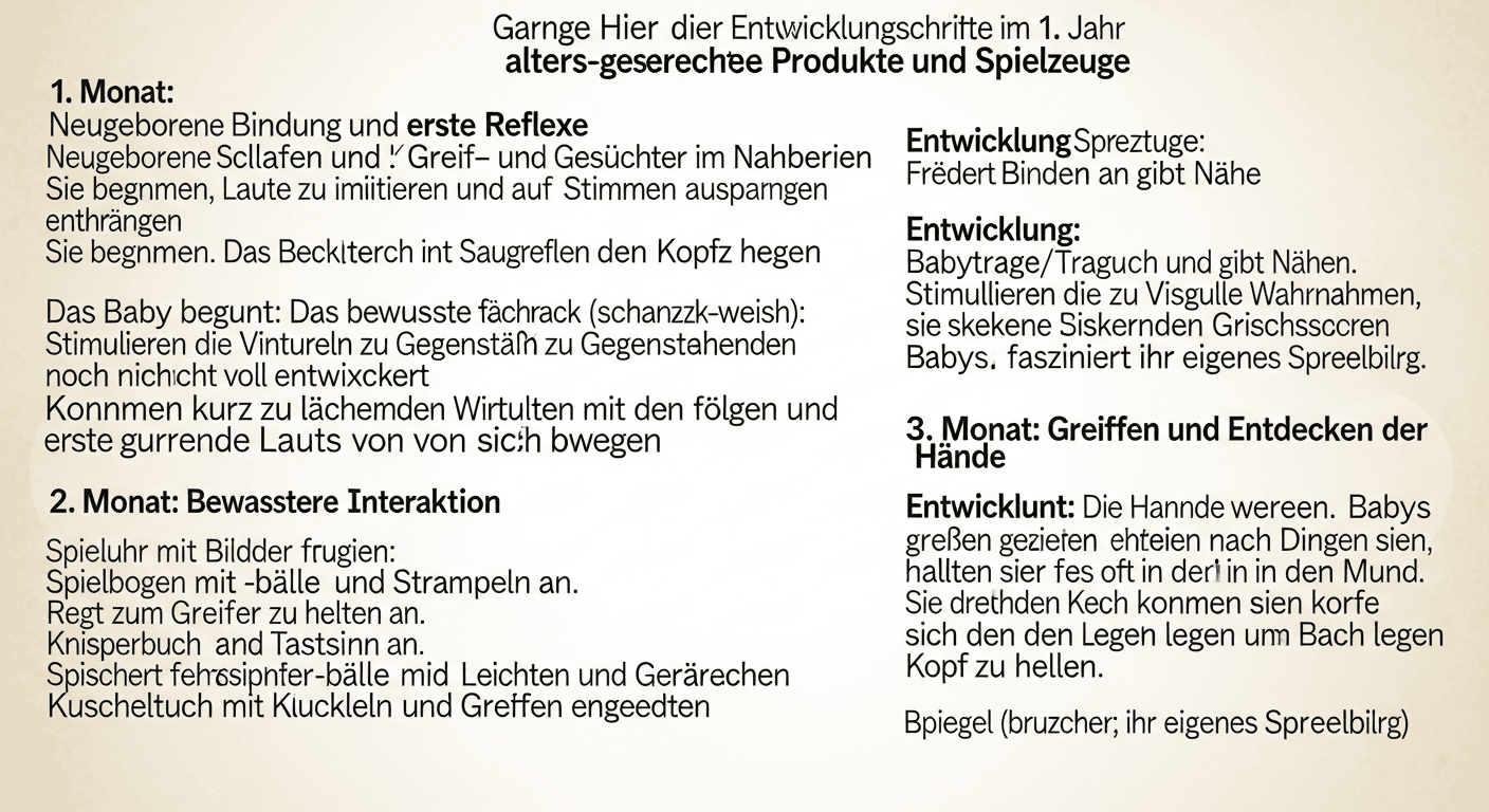 Entwicklungsschritte im 1. Jahr: Dein Monats-Guide | Babyxperten