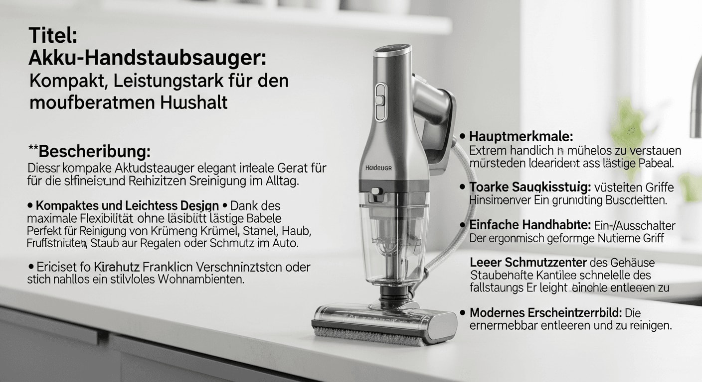 Kaufberatung Akku-Handstaubsauger: Worauf kommt es an?