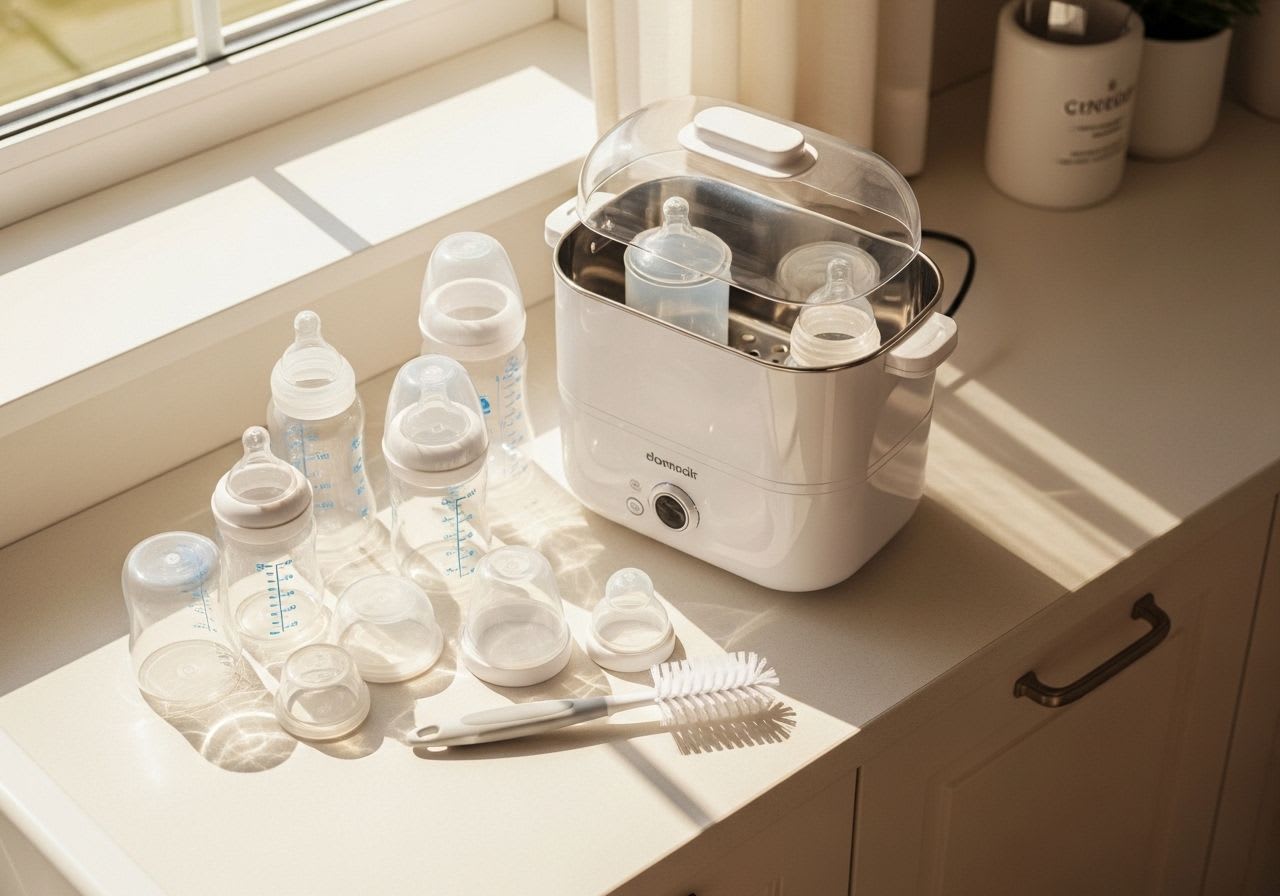 Babyflasche sterilisieren: Methoden & Häufigkeit