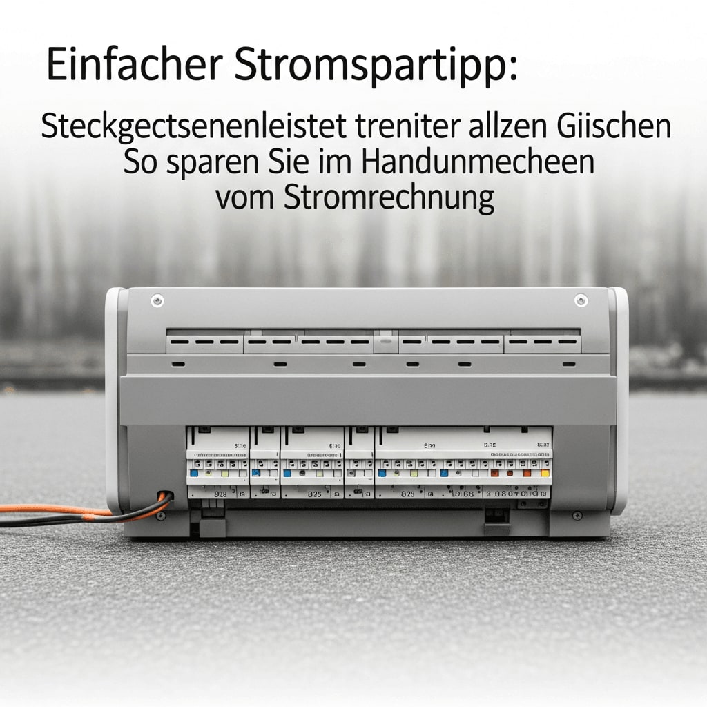 Steckdosenleisten mit Schalter – Ihr einfacher Weg zum Stromsparen