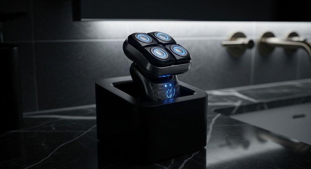 Detaillierte Anleitung für die Philips Rasierer Reinigungsstation, die den Rasierer automatisch reinigt, pflegt und trocknet.