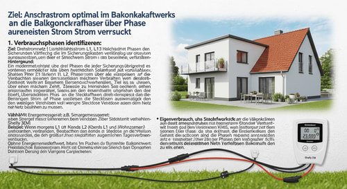 Balkonkraftwerk Phase: Anschluss & was Sie wissen müssen | Stromxperten