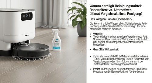 Roborock Reinigungsmittel: Original vs. Alternativen | Saugxperten