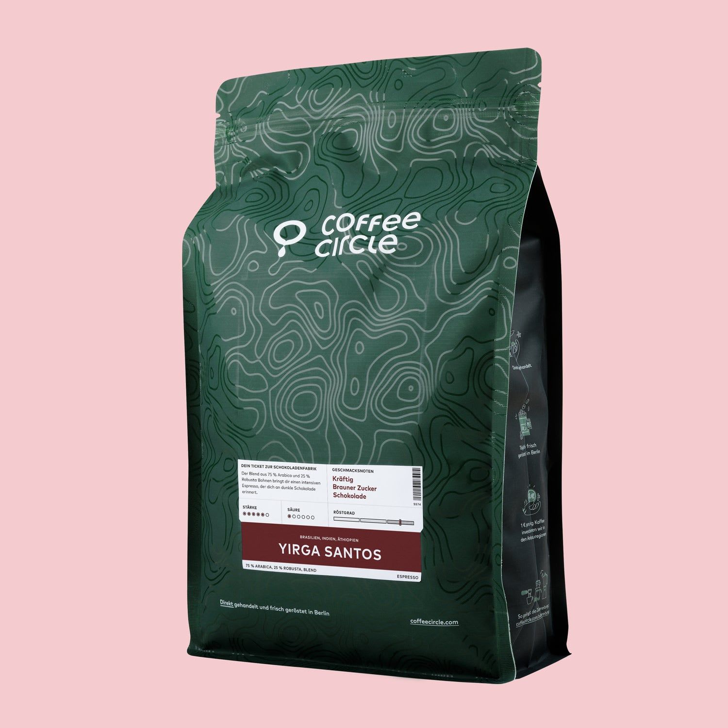 Espresso Yirga Santos 1 kg Gemahlen