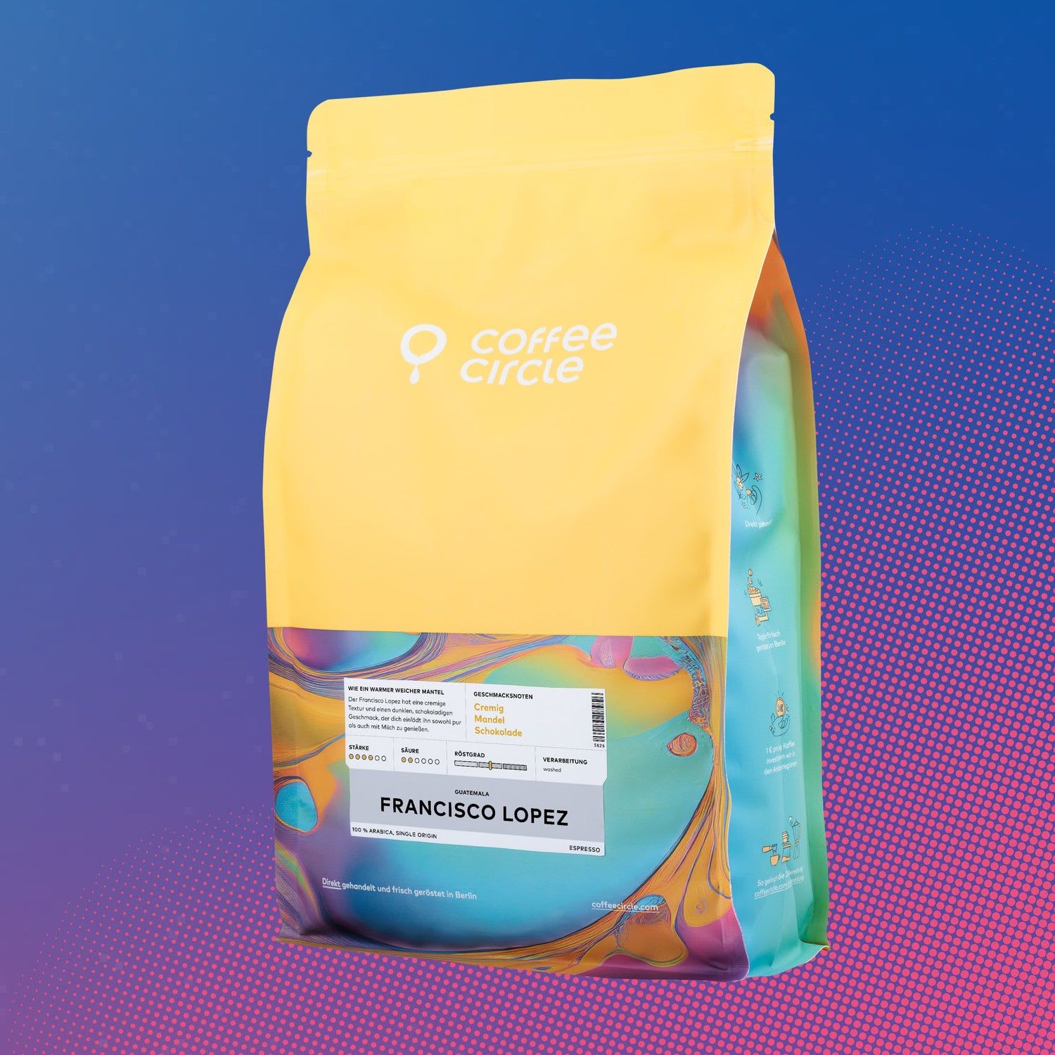 Espresso Francisco Lopez 1 kg Ganze Bohne